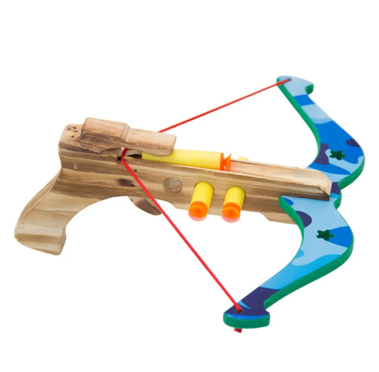 Wooden toy crossbow
