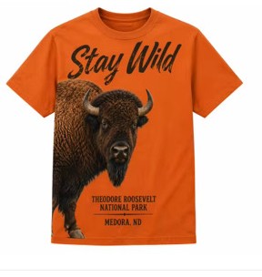 Youth Stay Wild Bison T-shirt