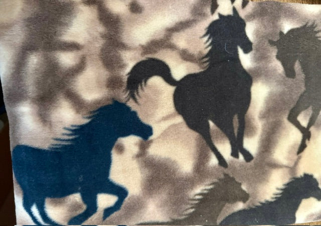 Horse Print Fleece scarves