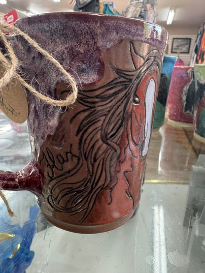 Chasing Horses Custom Stoneware mugs