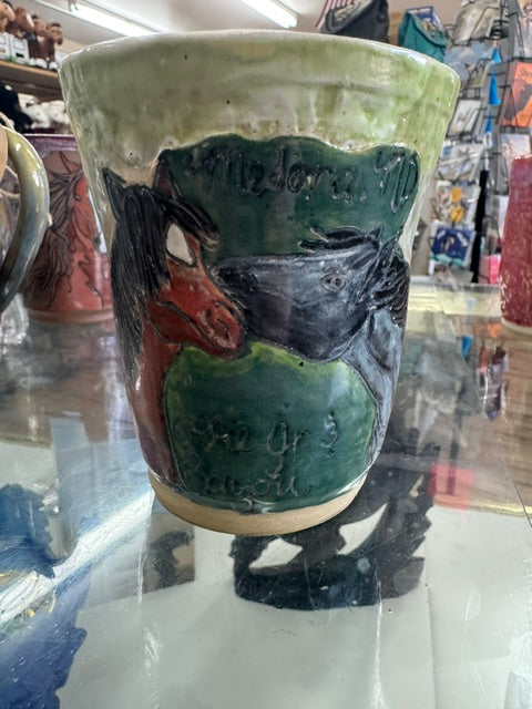 Chasing Horses Custom Stoneware mugs