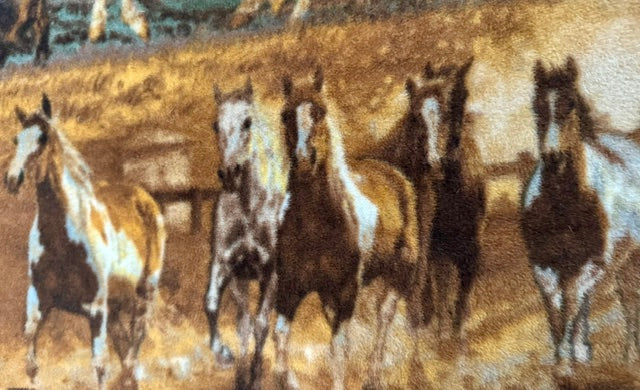 Horse Print Fleece scarves