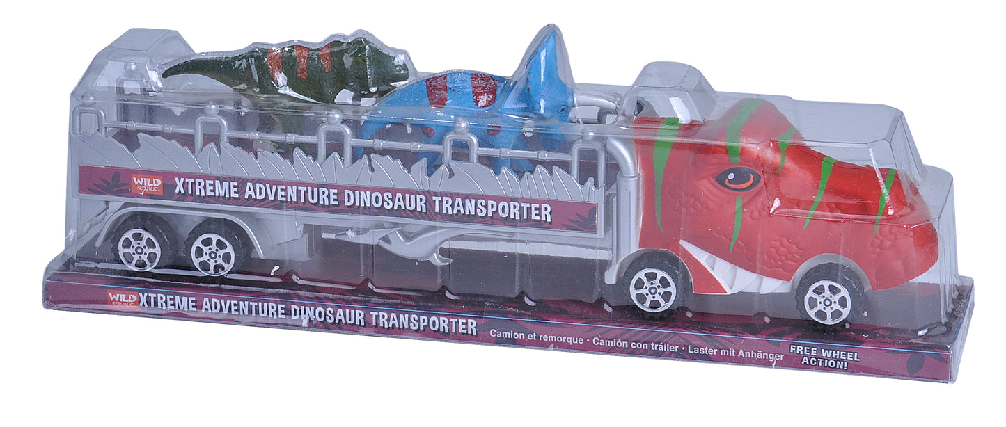 Wild Republic Transport TRex with 2 Dinos