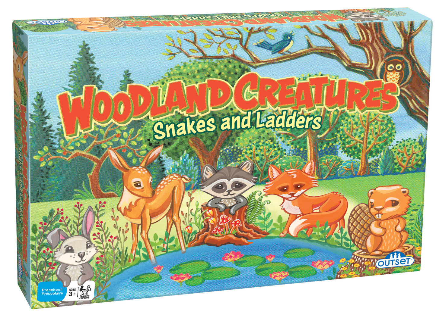 Woodland Creatures Snakes & Ladders