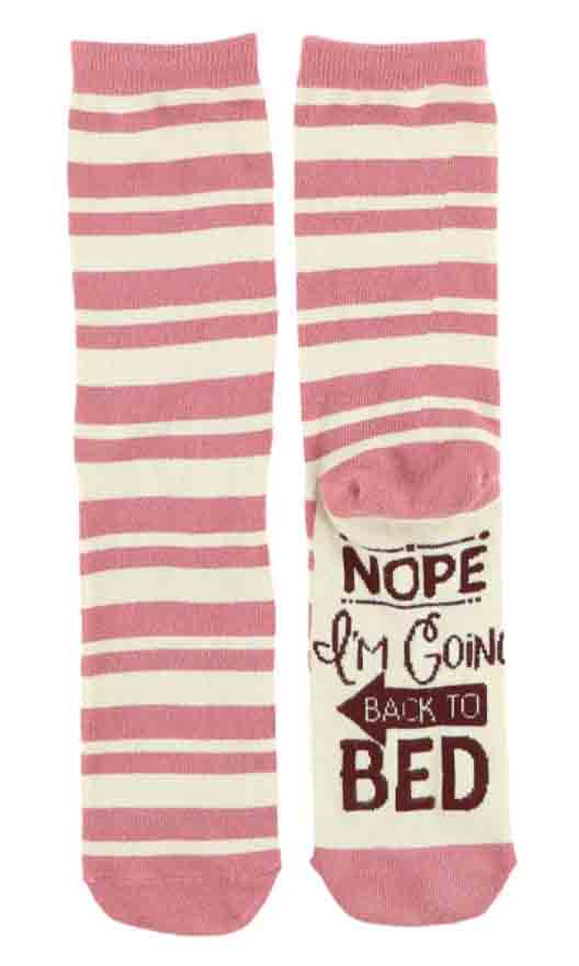 Womens Back to Bed sock