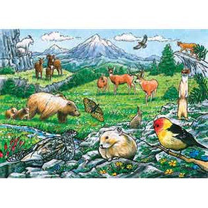 Rocky Mountain Wildlife  Tray puzzle