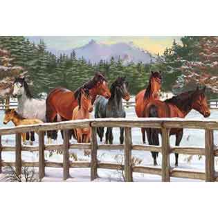 Snowy Pasture Tray Puzzle