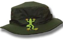 Kids' Green Bucket Hat with Toy