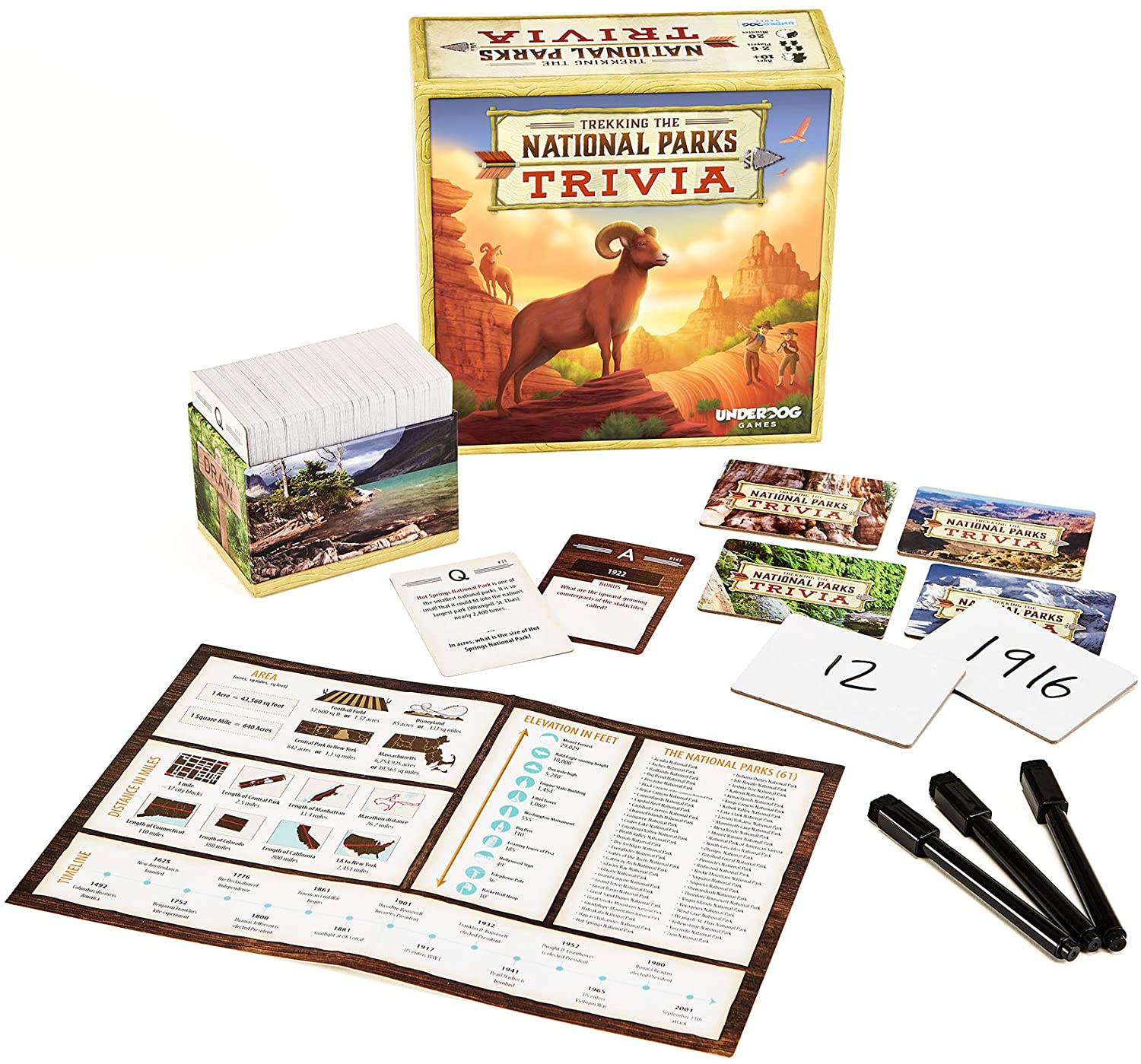 Trekking The National Parks: Trivia | National Parks Trivia Game for Adults and Kids