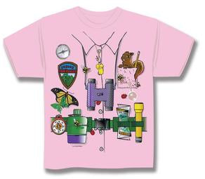Kids' Medora Pink Park Ranger Shirt with Toy