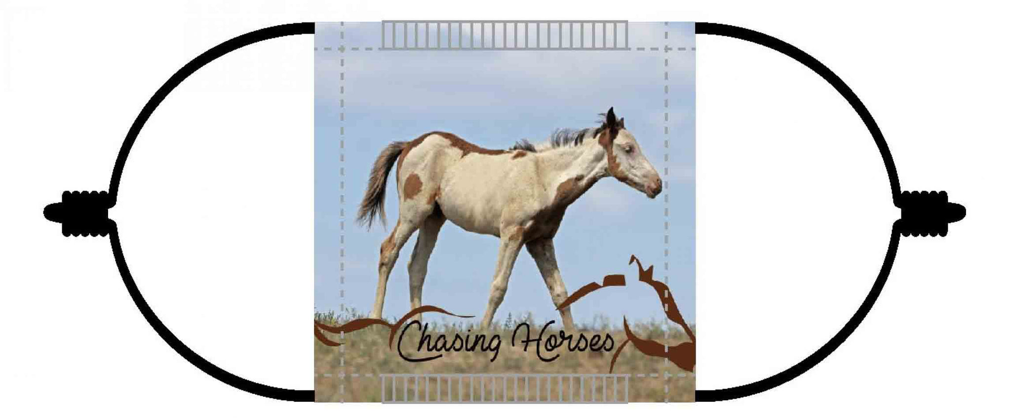 Chasing Horses Children's Face Masks