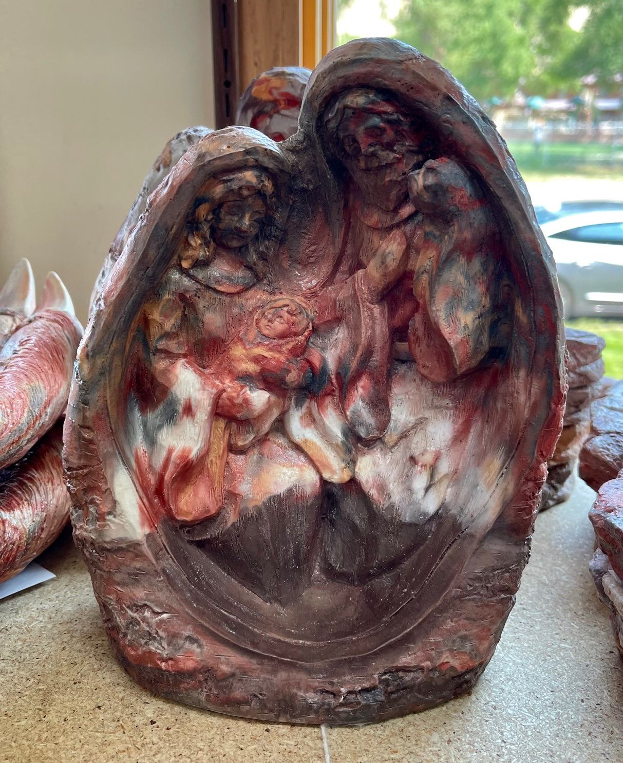 Medium Nativity by Kickingbird Pottery