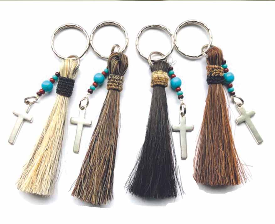 Horse Hair Keychains