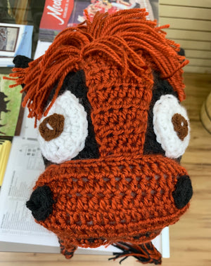 Crocheted Horse Hat