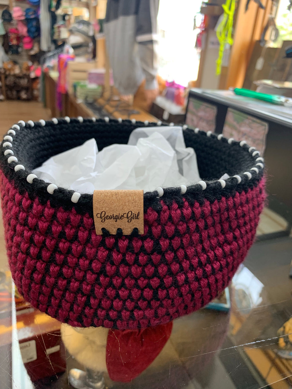Georgie Girl Baskets with beads