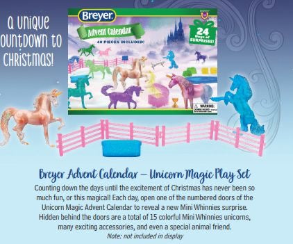 Breyer 2022 Holiday Unicorn Advent Calendar