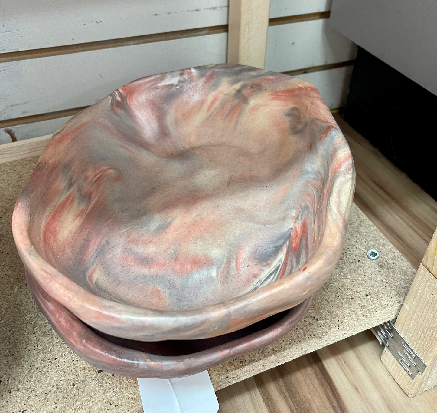 Wavy Bowl by Kicking Bird Pottery