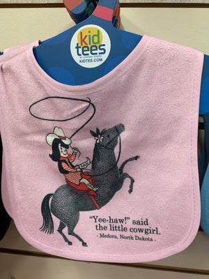 Yeehaw Cowgirl Bib
