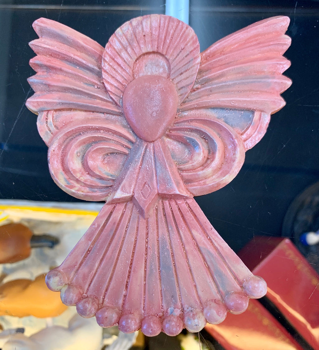 Large Angel Ornaments by Kicking Bird Pottery