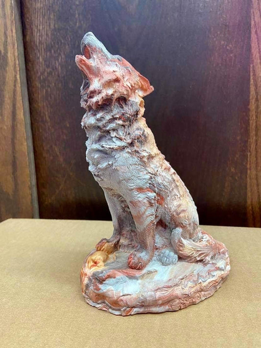 Barnie Howling Wolf by Kickingbird Pottery