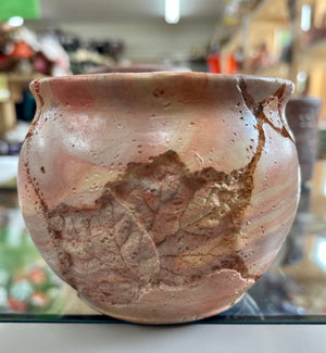 Cracked Pot Soy Candle by Kickingbird Pottery