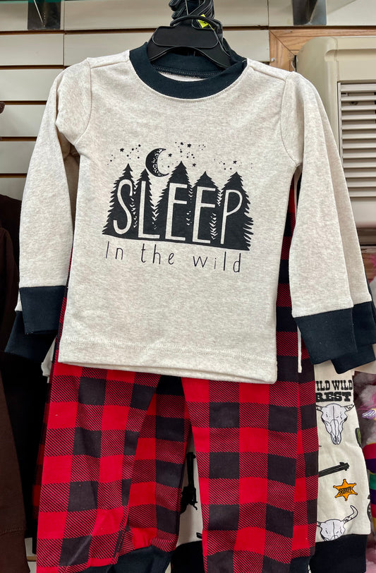 Sleep in the Wild kids Pajama by Lazy One