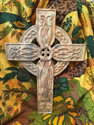 Celtic Cross by Kicking Bird Pottery