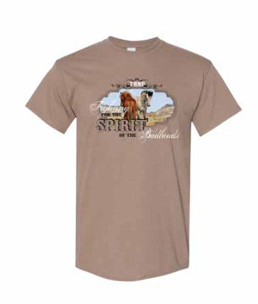 CHWHA Fighting for the Spirit of the Badlands Adult T-shirt