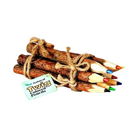 Natural Twig Colored Pencil Set
